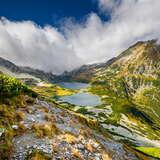 Image: Mountain huts in the Tatra Mountains in the fall