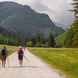 Bild: Wanderweg: Drei Tatra-Täler während eines Ausflugs